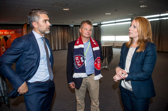 Niclas Carlnén, VD Malmö FF, Nicklas Larsson, ordförande
