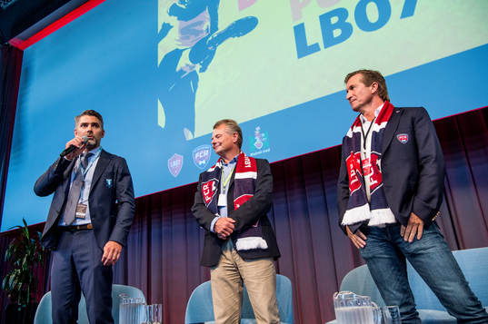 Niclas Carlnén, VD Malmö FF, Nicklas Larsson, ordförande