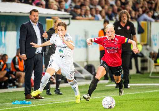 Rosengårds Edina Filekovic mot LB07s Mia Persson