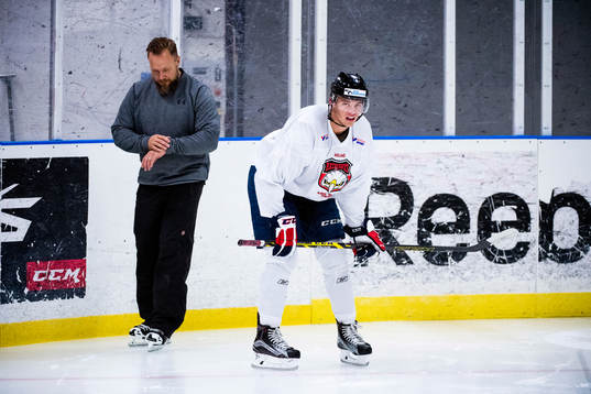 Jonas Morin och Washington Capitals André Burakovsky