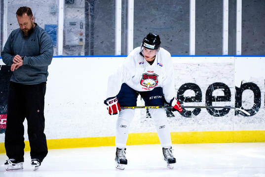 Jonas Morin och Washington Capitals André Burakovsky
