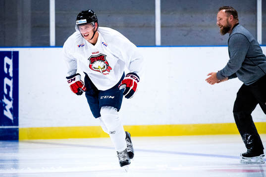 Washington Capitals André Burakovsky och Jonas Morin