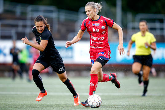 Göteborgs Catrine Johansson och Linköpings Lina Hurtig