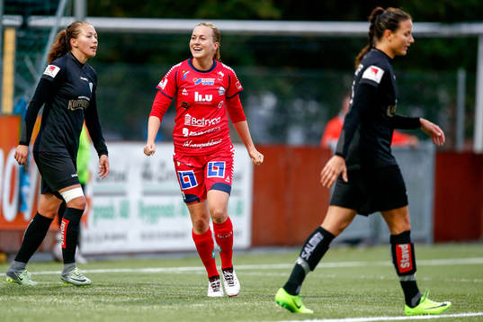 Linköpings Kristine Minde jublar
