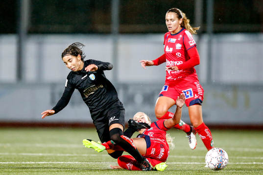 Linköpings Tove Almqvist och Göteborgs Annahita Zamanian