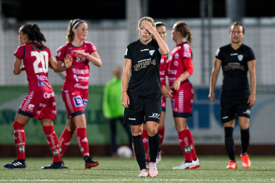 Göteborgs Elin Rubensson deppar