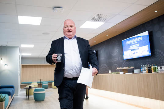 President Terje Svendsen of the Norwegian Football