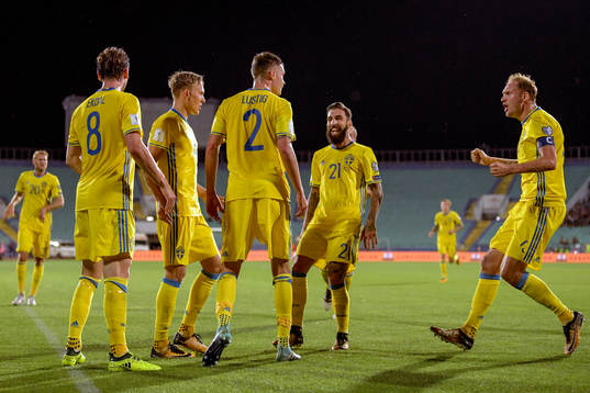 Sveriges Albin Ekdal, Ludwig Augustinsson, Mikael Lustig,