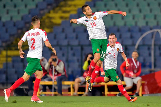 Bulgariens Strahil Popov, Ivaylo Chochev och Todor Nedelev