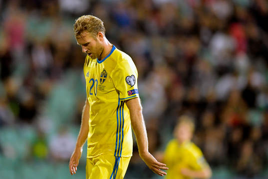 Sveriges Ola Toivonen deppar