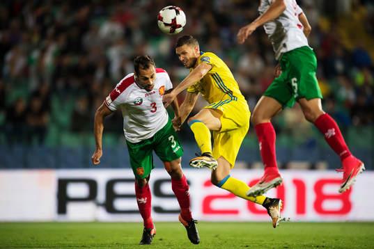 under VM-kvalmatchen i fotboll mellan Bulgarien och Sverige