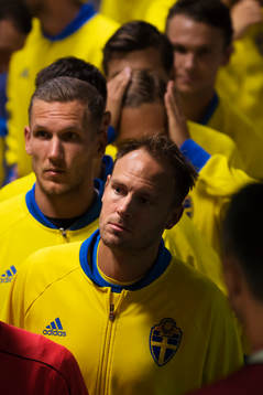 Sveriges Andreas Granqvist i spelargången