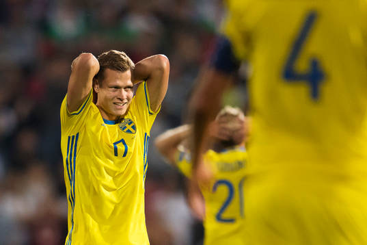 Sveriges Viktor Claesson deppar