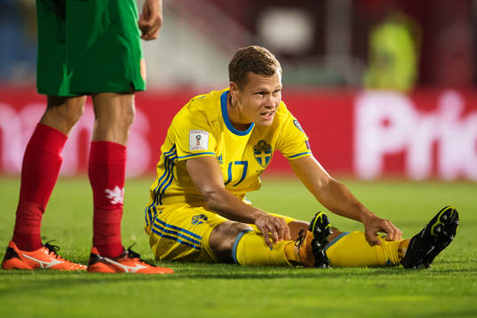 Sveriges Viktor Claesson deppar