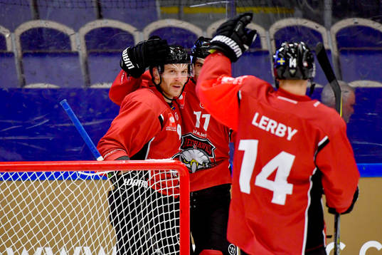 Frederik Storm, Carl-Johan Lerby and Lukas Haudum of Malmö