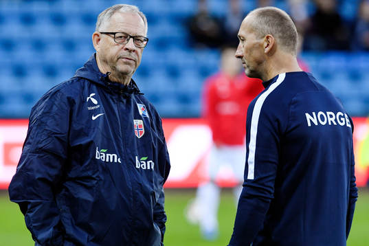 Lars Lagerbäck, head coach of Norway