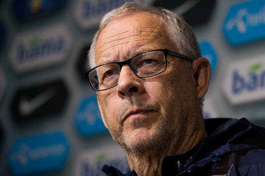 Lars Lagerbäck, head coach of Norway