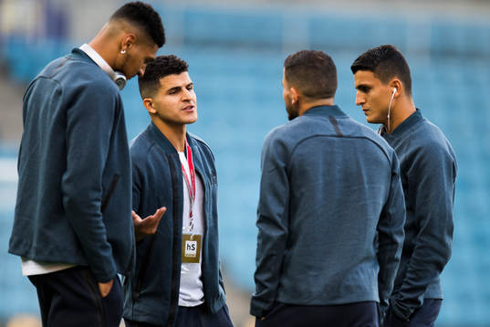 Joshua King, Tarik Elyounoussi and Mohamed Elyounoussi of