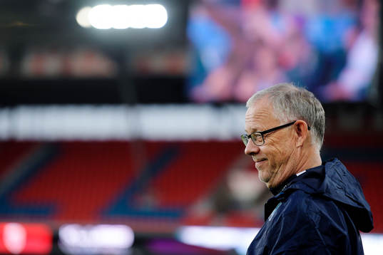 Lars Lagerbäck, head coach of Norway