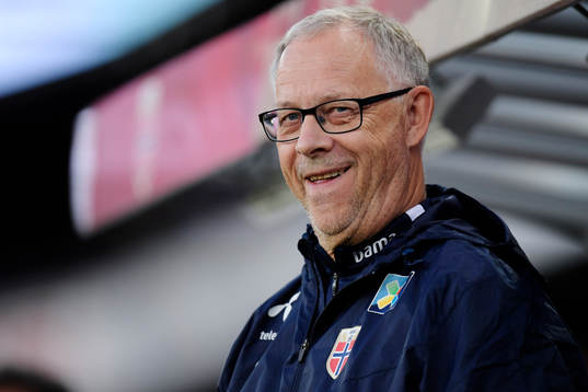 Lars Lagerbäck, head coach of Norway