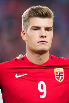Alexander Sørloth of Norway
