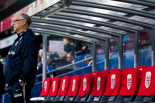 Lars Lagerbäck, head coach of Norway