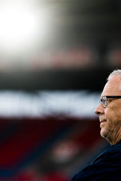 Lars Lagerbäck, head coach of Norway