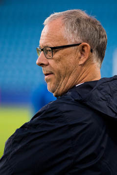 Lars Lagerbäck, head coach of Norway