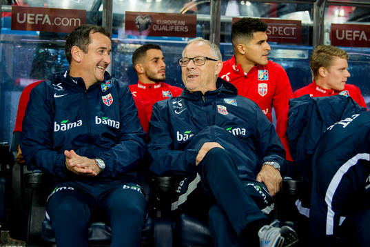 Per Joar Hansen, assistant coach of Norway, and Lars