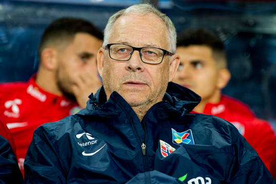 Lars Lagerbäck, head coach of Norway