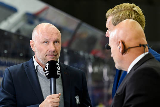 Peter Andersson head coach of Malmö Redhawks  interviews