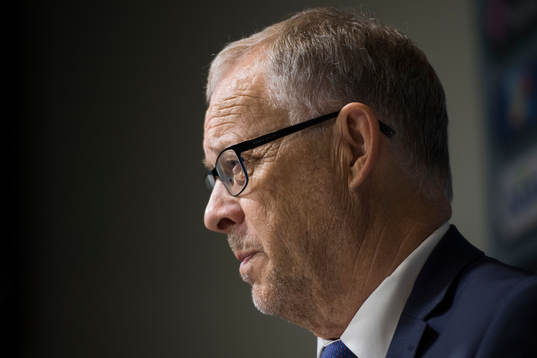 Lars Lagerbäck, head coach of Norway