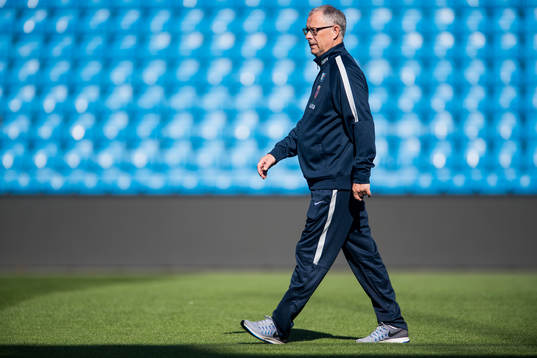 Lars Lagerbäck, head coach of Norway