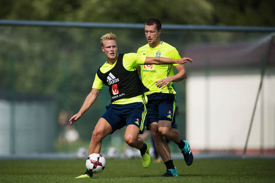 Oscar Hiljemark och Jakob Johansson