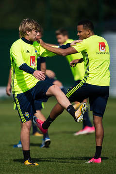 Emil Forsberg och Martin Olsson