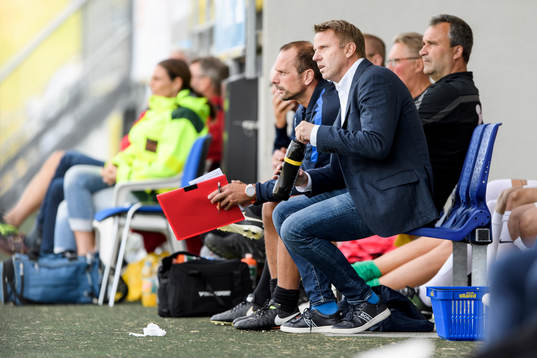 Falkenbergs tränare Hans Eklund
