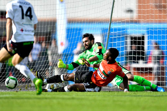 Landskronas Karim Sadat trycker in 0-1
