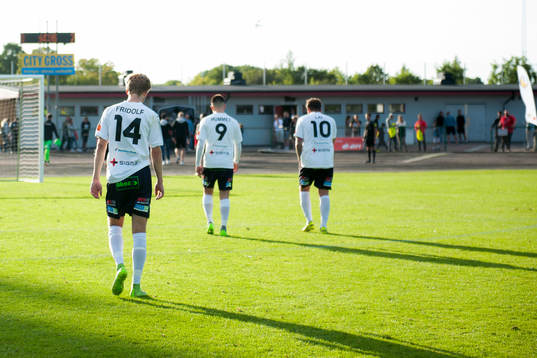Rosengårds Linus Fridolf, Baris Hümmet och Valentino Lai