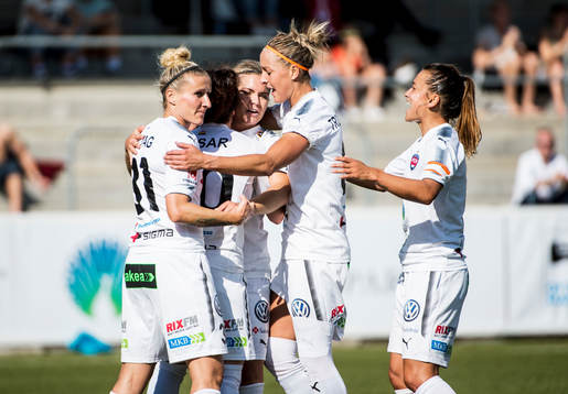 Rosengårds Hanna Folkesson jublar