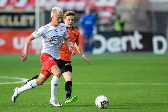 Joona Veteli of Fredrikstad and Stian Bogetveit Nygard of
