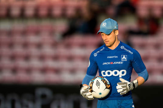 Goalkeeper Eirik Østgaard of Åsane