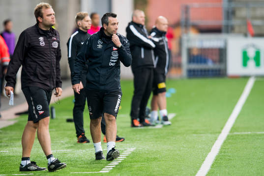 Coach Andrea Loberto of Fredrikstad