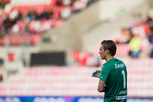Goalkeeper Håvar Grøntvedt Jensen of Fredrikstad