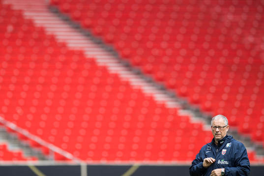Lars Lagerbäck, head coach of Norway