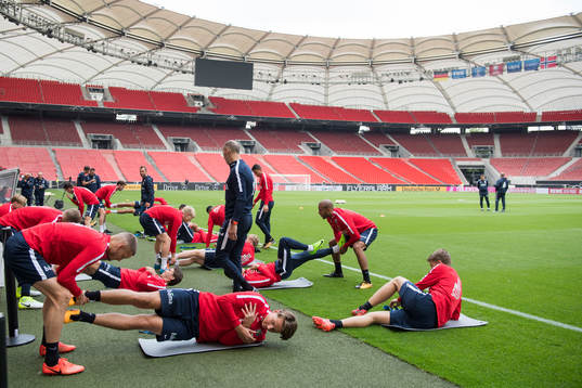 The national team of Norway