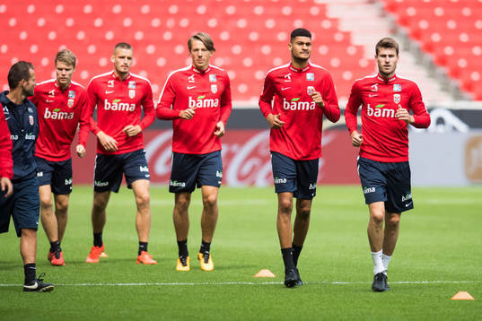 The national team of Norway