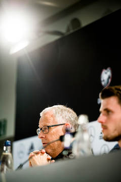 Lars Lagerbäck, head coach of Norway