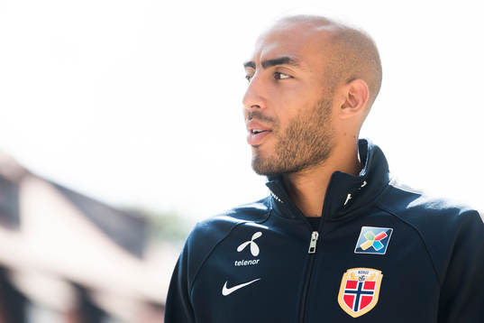 Haitam Aleesami arrives at a press event