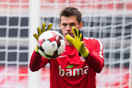 Goalkeeper Rune Almenning Jarstein