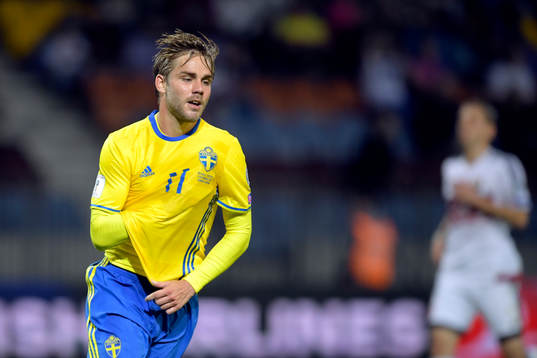 Sveriges Christoffer Nyman jublar